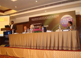 Harish Rangacharya, MD, Cadsys speaks on innovation at International Conference on Business Incubation.